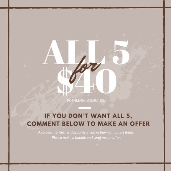 5 Tops for $40 - Picture 2 of 11